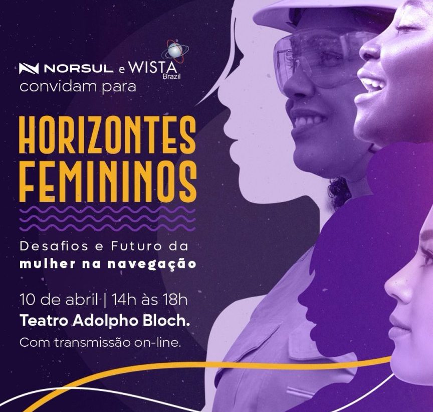 Horizontes Femininos: evento irá discutir os desafios da mulher marítima