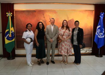 WISTA Brasil marca presença em evento da Marinha para receber Secretário Geral da IMO